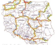 Planowana sieć narodowych i międzynarodowych tras rowerowych 
